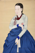 Frauenporträt, Korea, spätes 19./frühes 20. Jh., Slg. Konsul H. C. Eduard Meyer. © NRICH Frauenporträt, Korea, spätes 19./frühes 20. Jh., Slg. Konsul H. C. Eduard Meyer. © NRICH